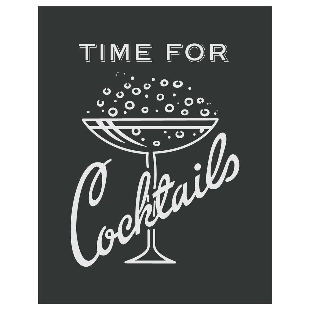 5'' x 7'' Time for Cocktails Greeting Card