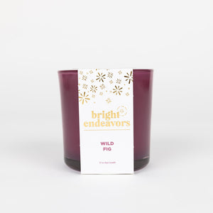 Bright Endeavors Wild Fig Holiday Candle