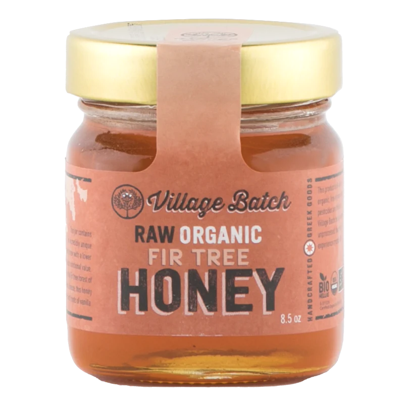 Village Batch Raw Organic Fir Tree Honey