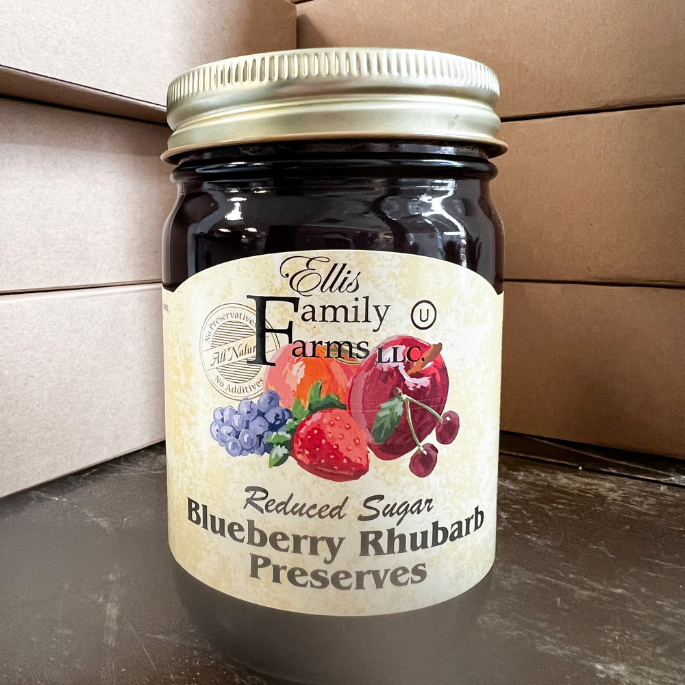 
            
                Load image into Gallery viewer, Blueberry Rhubarb Preserves (Ellis Family Farms)
            
        