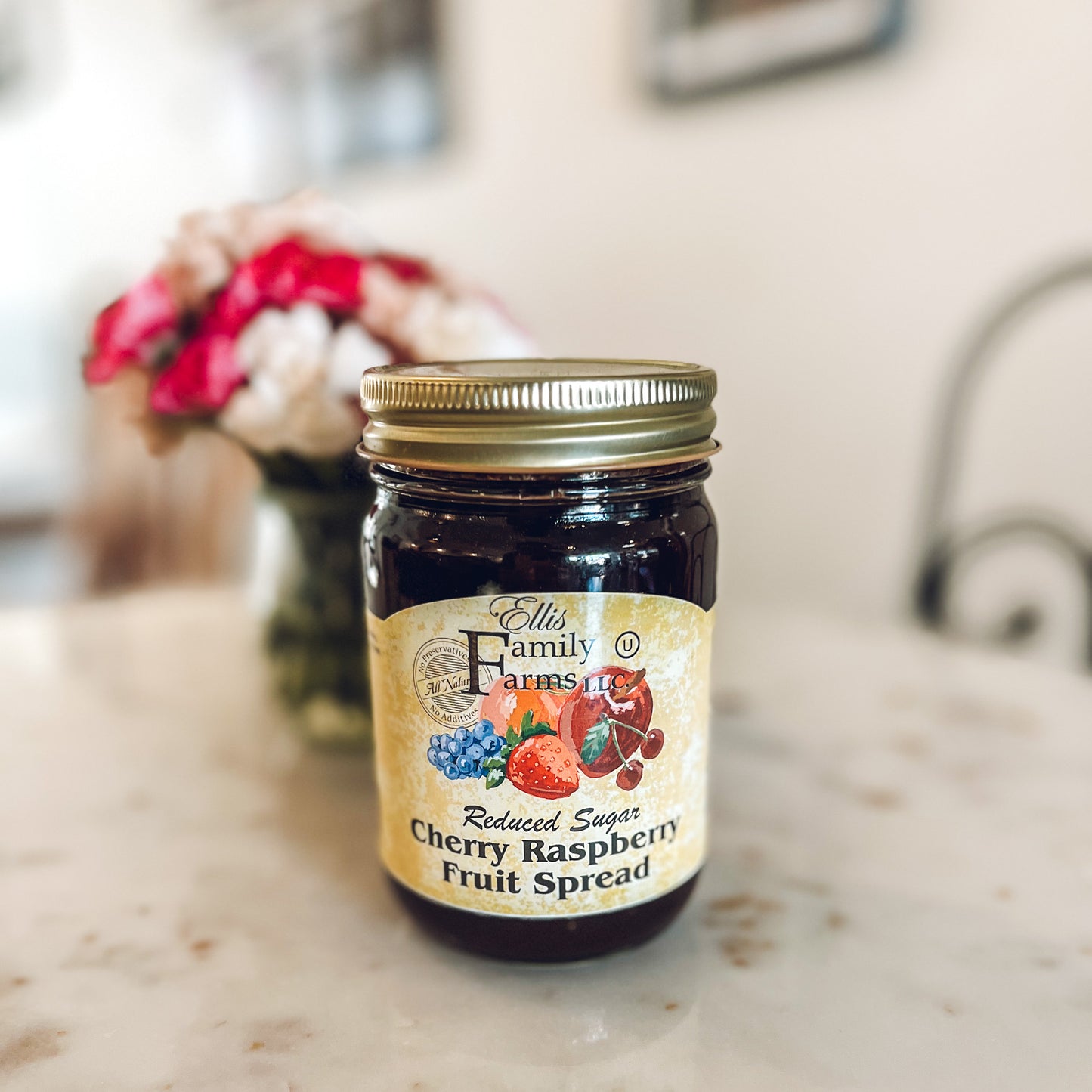 Cherry Raspberry Fruit Spread (Ellis Family Farms)