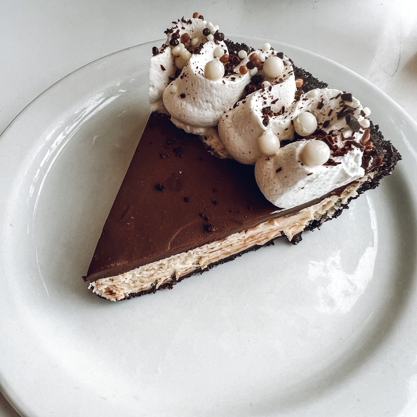 Irish Cream Cheesecake Pie