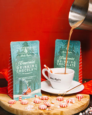 Peppermint Drinking Chocolate, 72% Madagascar Sambirano