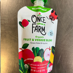 One Upon A Farm Fruit and Veggie Packet - Green Kale and Apples