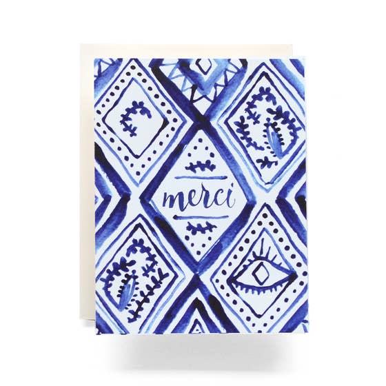 Merci [Thank you] - Greeting Card