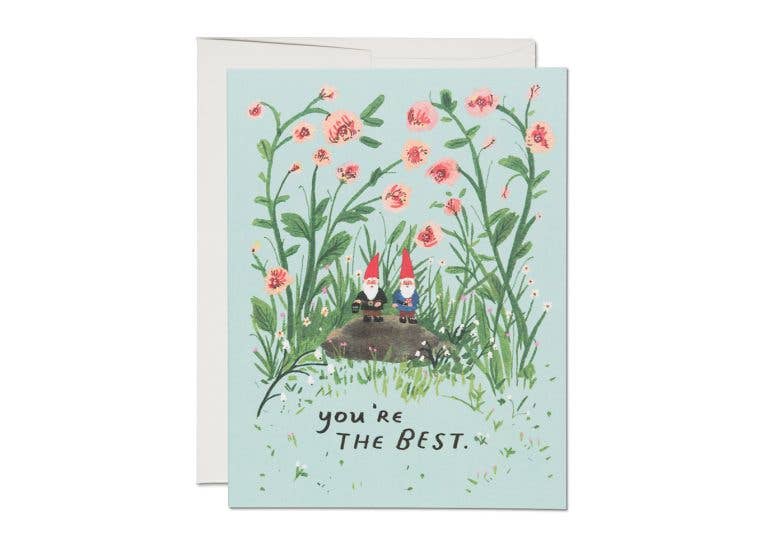 Garden Gnomes - Friendship Greeting Card