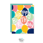 Birthday Balloons, Birthday Card, Happy Birthday to you