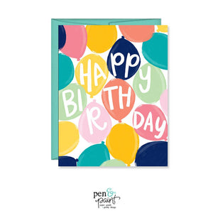 
            
                Load image into Gallery viewer, Birthday Balloons, Birthday Card, Happy Birthday to you
            
        