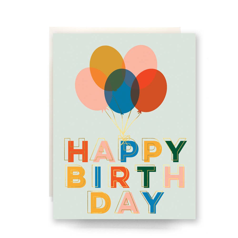 Balloons - Birthday Card