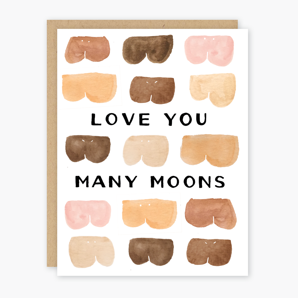 
            
                Load image into Gallery viewer, Love You Many Moons Card
            
        