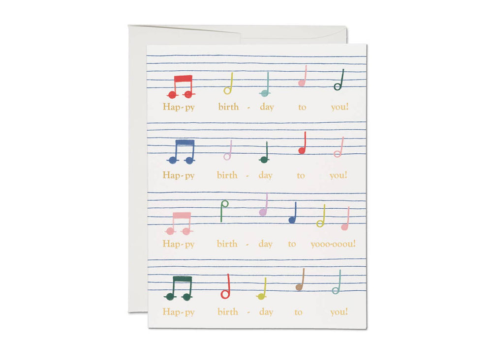 Happy Birthday To You Birthday Song Greeting Card