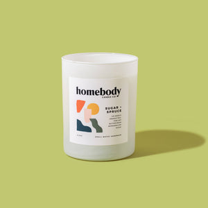 Homebody Candle Co "Sugar + Spruce" Burn & Bloom Candle