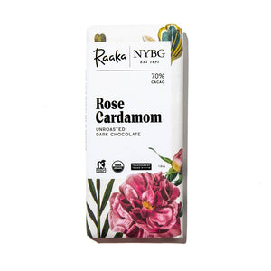 
            
                Load image into Gallery viewer, Raaka 70% Rose Cardamom Chocolate Bar - Limited Batch
            
        