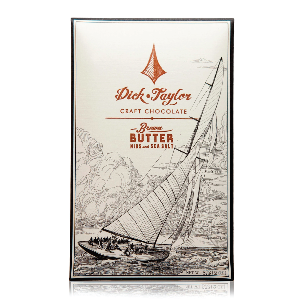 
            
                Load image into Gallery viewer, Brown Butter Nibs &amp;amp; Sea Salt 73% Dark Chocolate
            
        