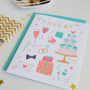 Cheers Wedding Celebration - Greeting Card