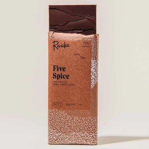 Raaka 70% Cacao Five Spice Limited Batch Chocolate Bar