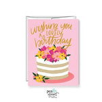 Wishing You A Lovely Birthday - Greeting Card