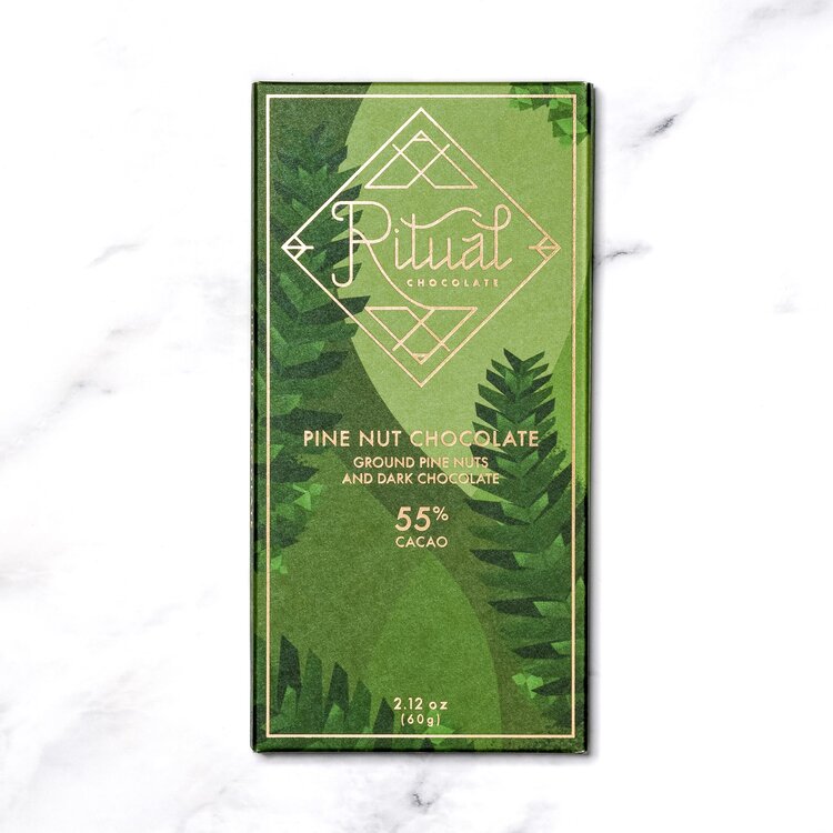 Ritual Chocolate LIMITED EDITION - Pine Nut 55% Cacao Chocolate