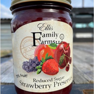 Strawberry Rhubarb Preserves (Ellis Family Farms)