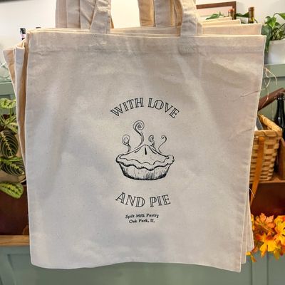 Spilt Milk Tote Bag