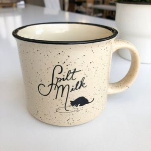 Spilt Milk Ceramic Camp Mug