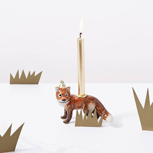 Red Fox "Party Animal" Pie & Cake Topper